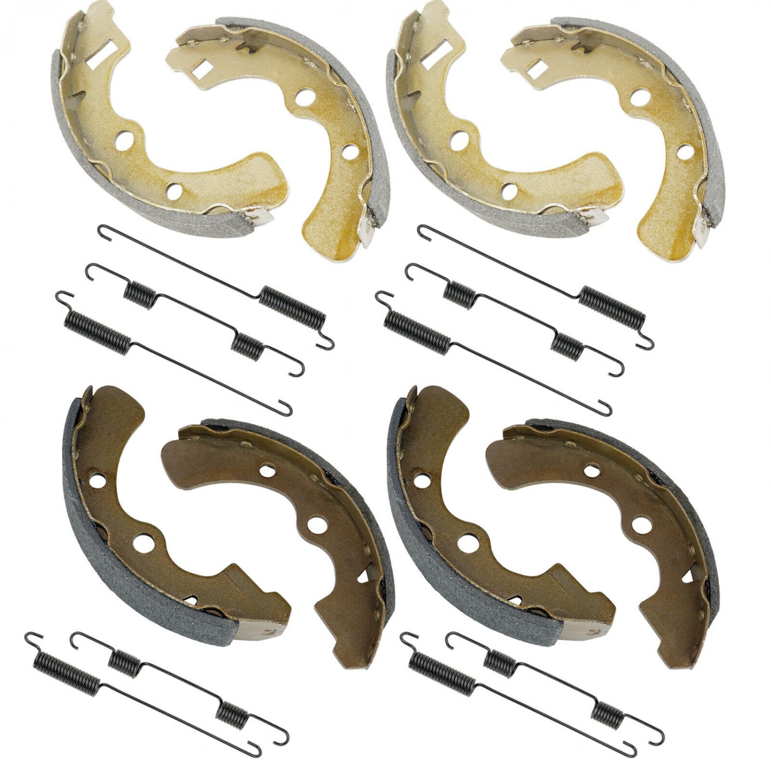 2 FRONT REAR BRAKE SHOES FITS Kawasaki MULE 2500 KAF620C KAF620 C KAF620-C 94-00
