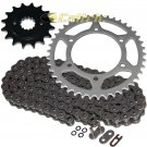 O-Ring Drive Chain & Sprockets Kit Fits KAWASAKI GPZ500S NINJA 500 EX500A 87-93