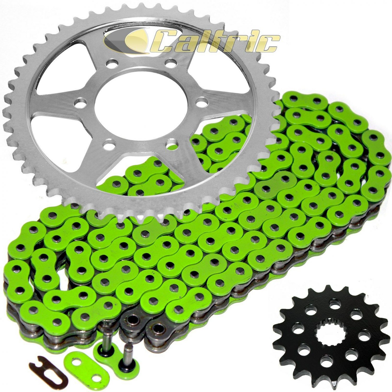 Green O-Ring Drive Chain & Sprockets Kit Fits KAWASAKI ZX1200 Ninja ZX12R 00-05