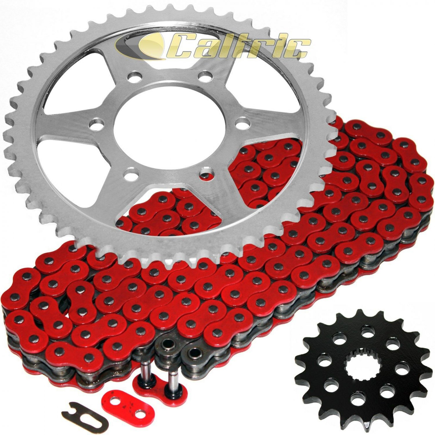 Red O-Ring Drive Chain & Sprockets Kit Fits KAWASAKI ZX1200 Ninja ZX12R 2000-05