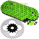 Green O-Ring Drive Chain & Sprockets Kit Fits HONDA TRX300EX TRX300X 1993-2009