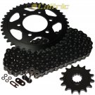Black O-Ring Drive Chain & Black Sprocket Kit Fits KAWASAKI Z1000 ZR1000 2010-14