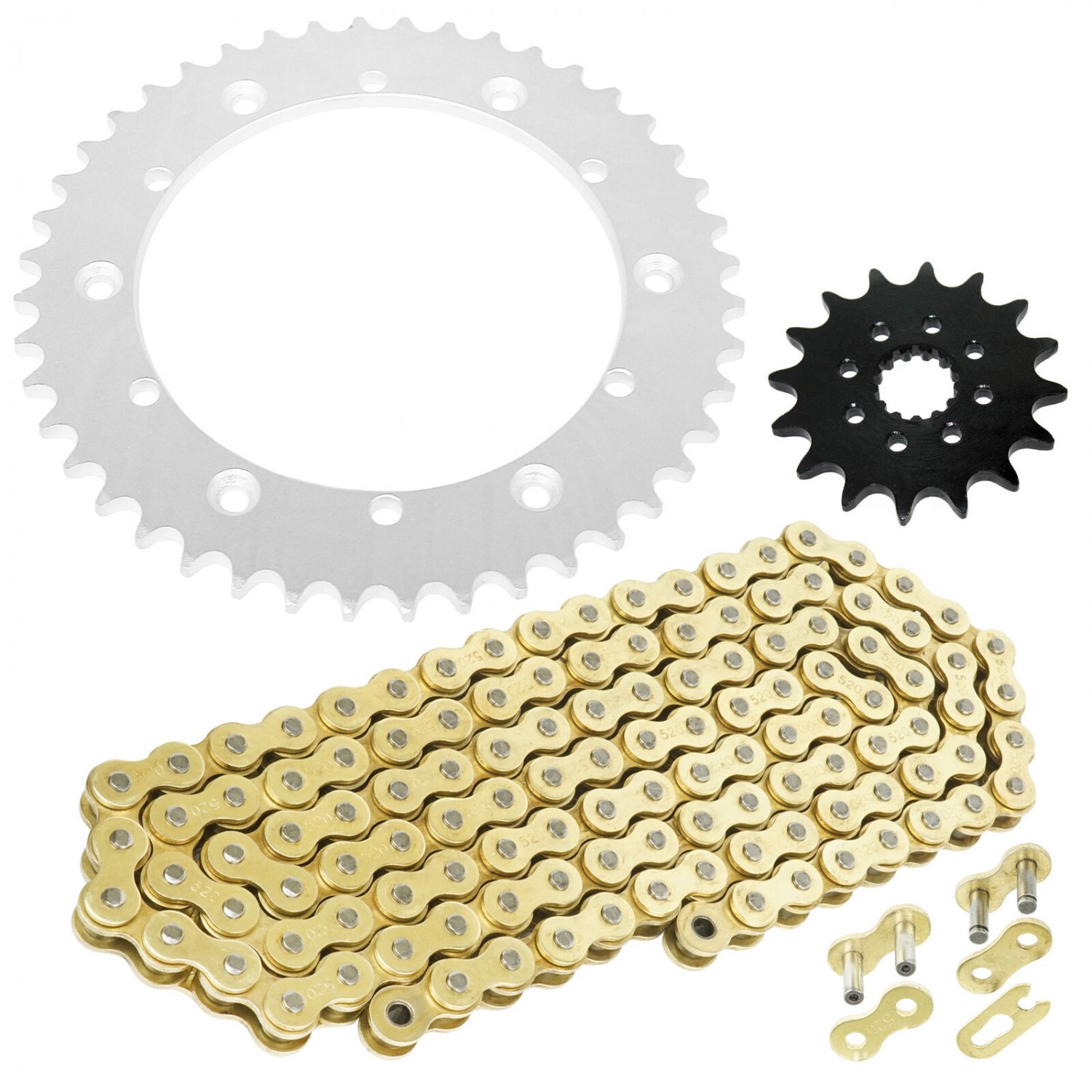 Drive Chain & Sprockets Kit Fits YAMAHA TT500 XT500 1977-1981