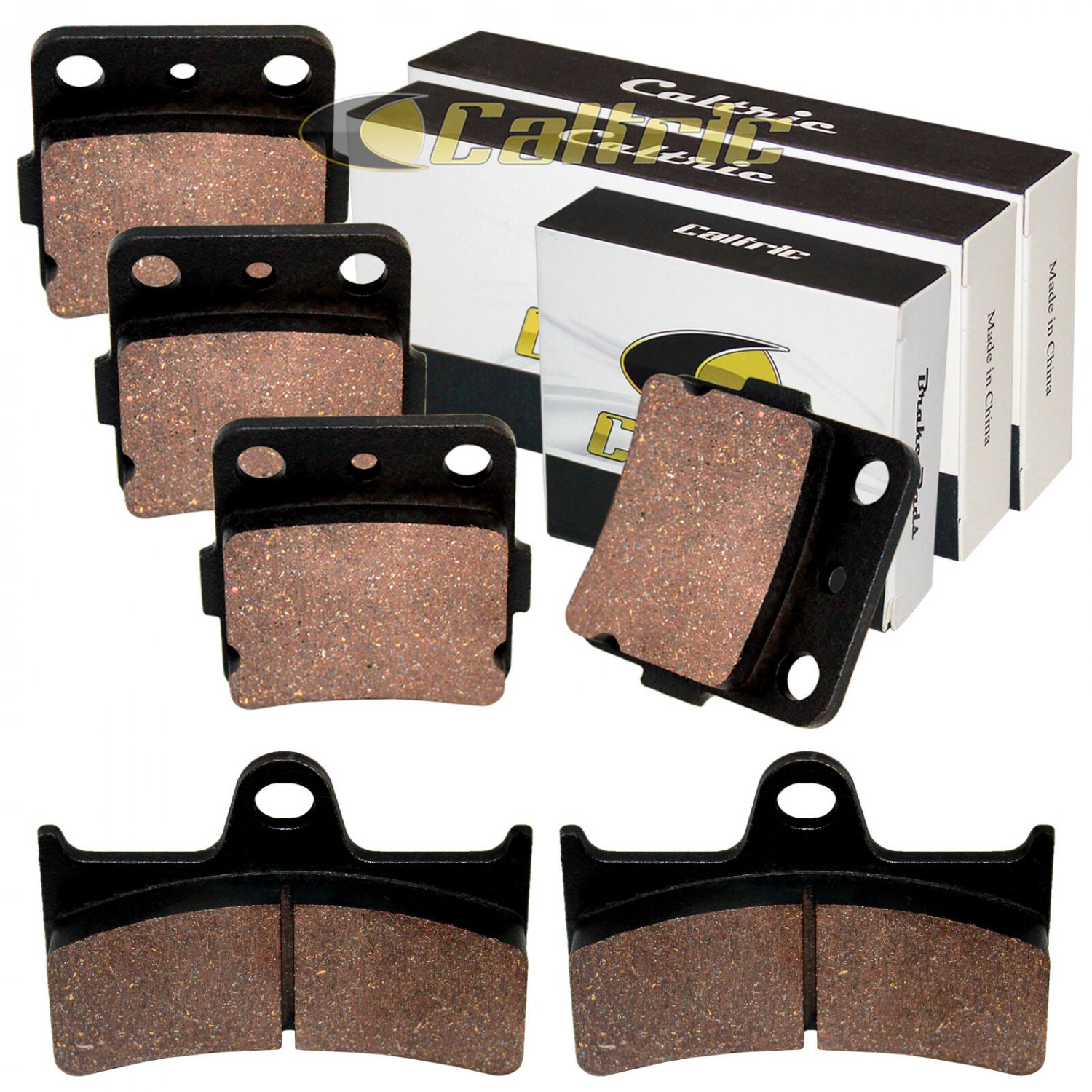 FRONT & REAR BRAKE PADS FITS YAMAHA Grizzly 660 YFM660F 4x4 2002 2003 2004-2008