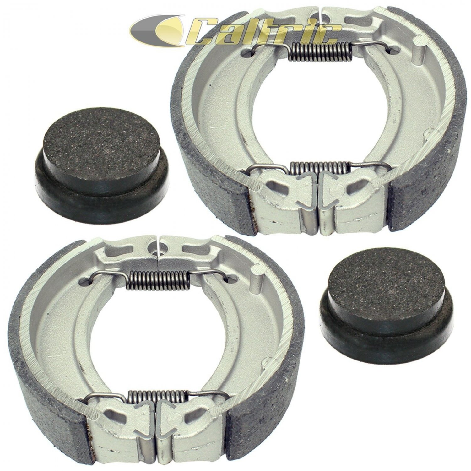 FRONT BRAKE SHOES & REAR BRAKE PADS YAMAHA Moto-4 350 350ER YFM350ER 1987 1988