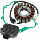 STATOR & REGULATOR RECTIFIER FITS YAMAHA R6 YZFR6 W-FLAMES YZF-R6 2008 GASKET