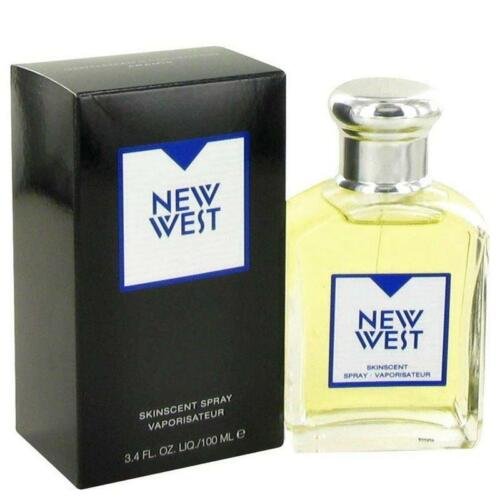 NEW WEST by ARAMIS 3.3 / 3.4 oz Skinscent Spray edc Cologne for Men NEW IN BOX