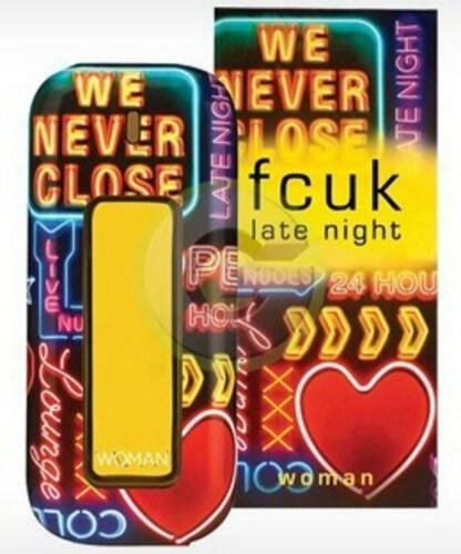 FCUK LATE NIGHT by French Connection Perfume 3.4 oz Women edt 3.3 New in Box