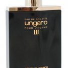 UNGARO pour L'HOMME III Cologne 3.4 oz for Men New tester