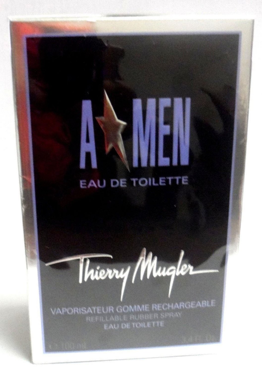 ANGEL AMEN (Refillable Rubber Spray) by Thierry Mugler for men 3.3 / 3.4 oz edt