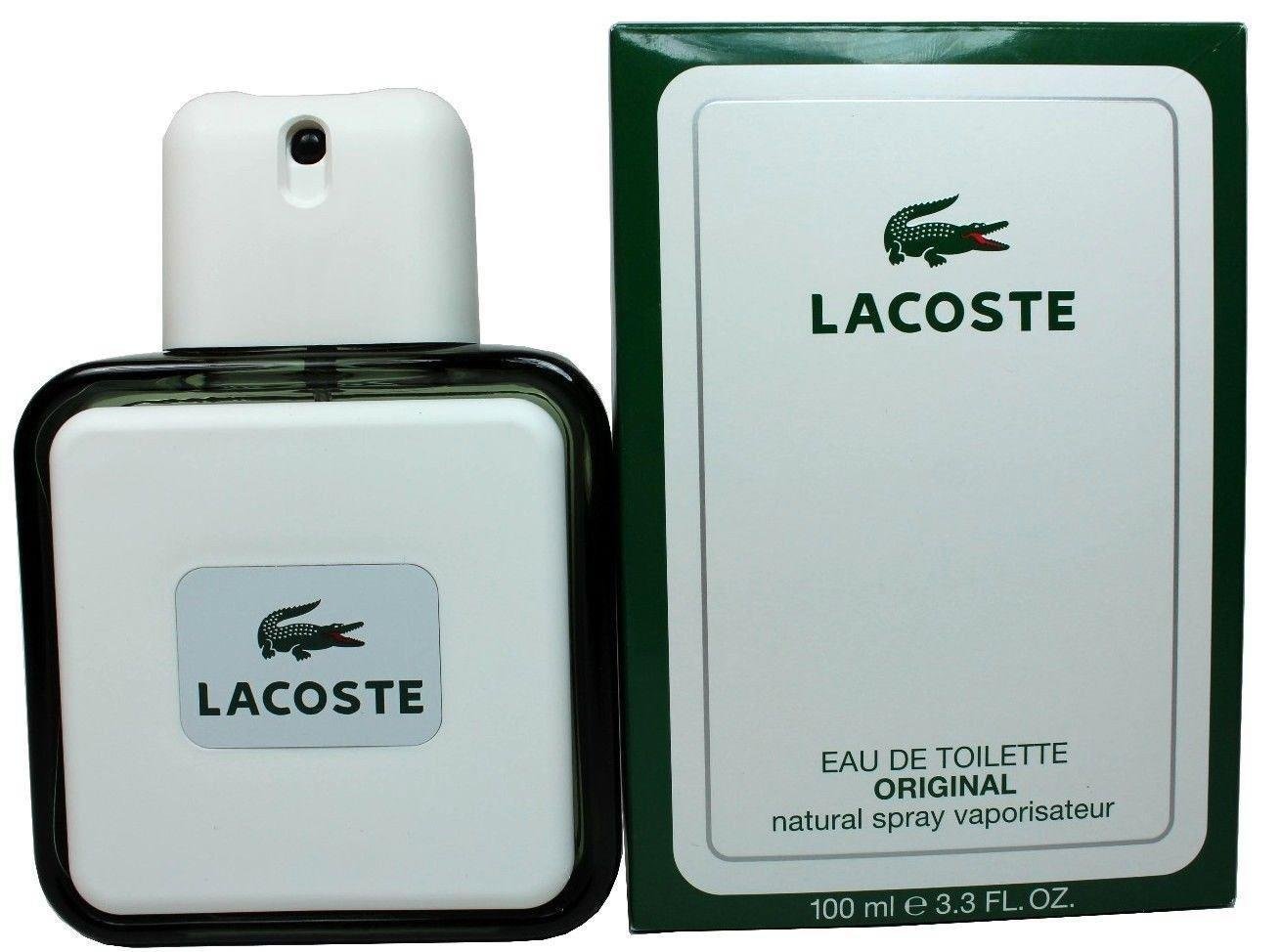 LACOSTE ORIGINAL cologne men edt 3.3 oz 3.4 NEW IN BOX