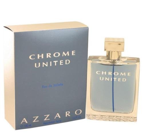 CHROME UNITED Azzaro cologne Men edt 3.4 oz 3.3 NEW IN BOX