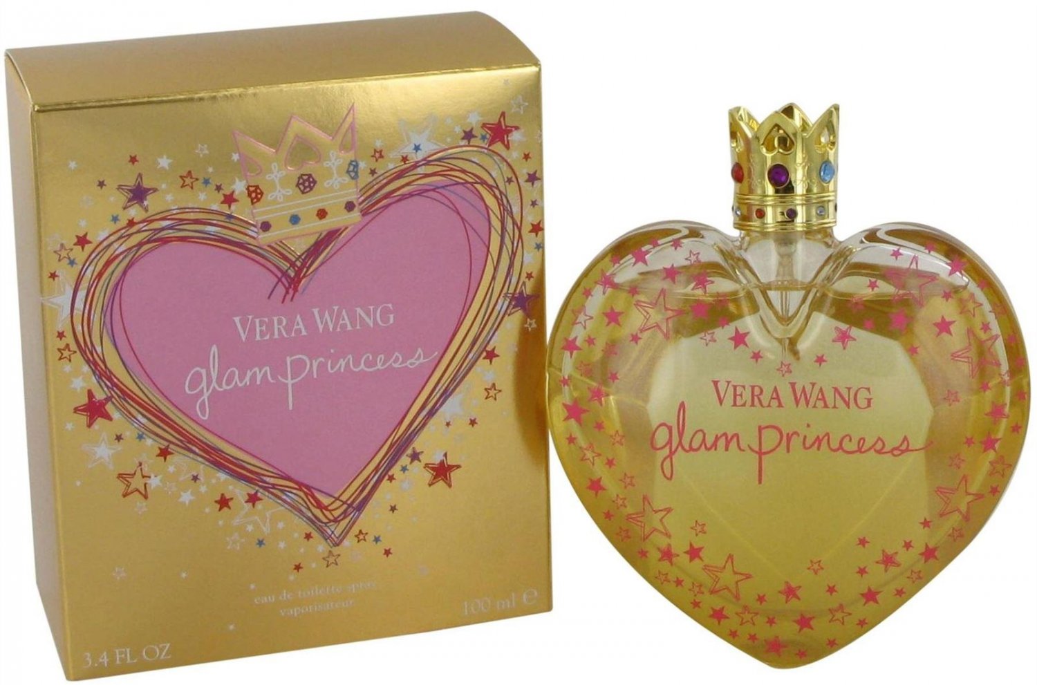 GLAM PRINCESS Vera Wang women perfume edt 3.4 oz 3.3 NEW IN BOX