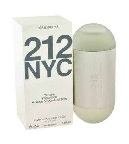 212 by Carolina Herrera 3.4 / 3.3 oz edt Perfume for women NEW tester