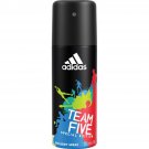 Team Five Adidas Deodorant Body Spray men 5 oz