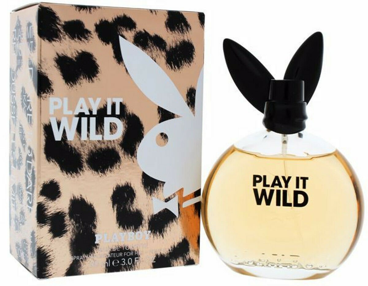 PLAY IT WILD by Playboy for women EDT 3.0 / 3 oz New in Box