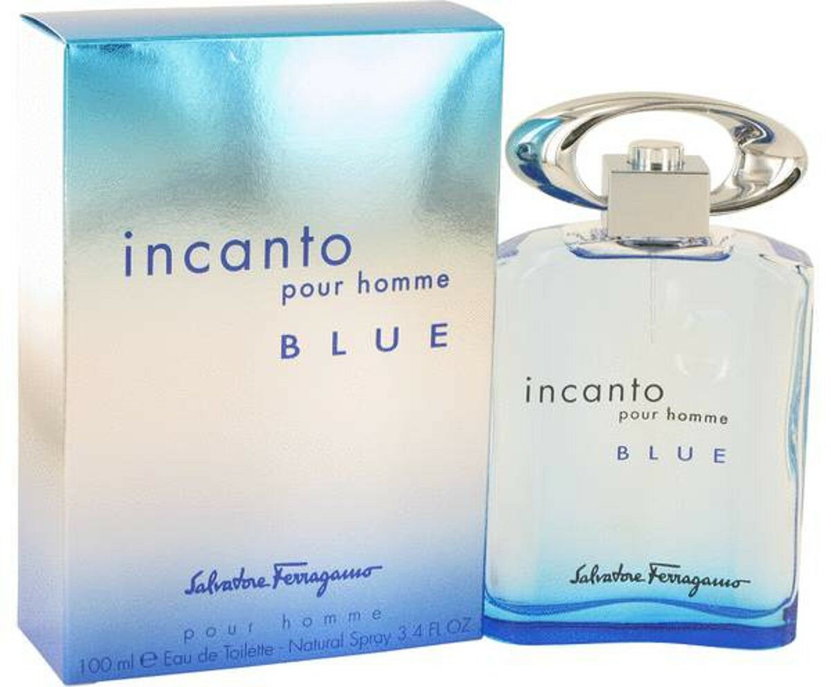 INCANTO BLUE pour homme by Salvatore Ferragamo 3.4 Cologne 3.3 New in Box