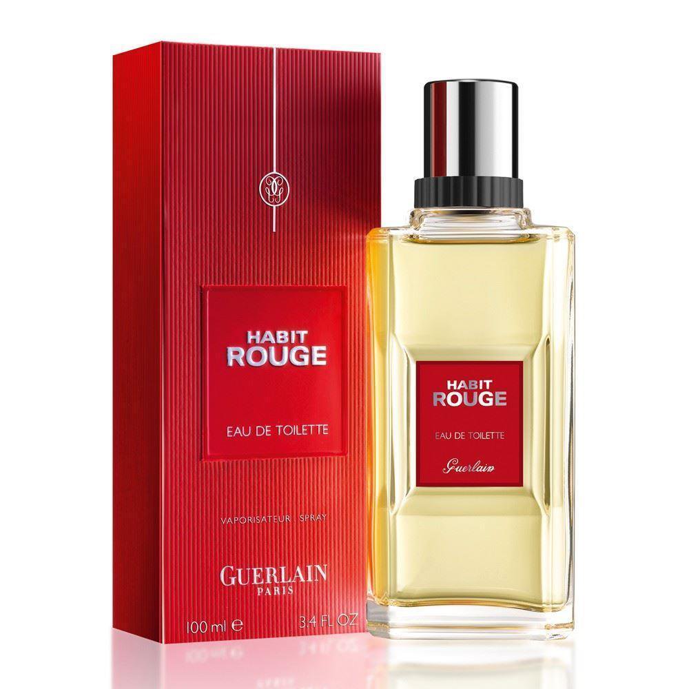 HABIT ROUGE for Men by GUERLAIN edt 3.4 oz Spray New in Box Sealed