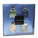 Calvin Klein 4 pcs Mini Set for men 0.5 oz New in Box
