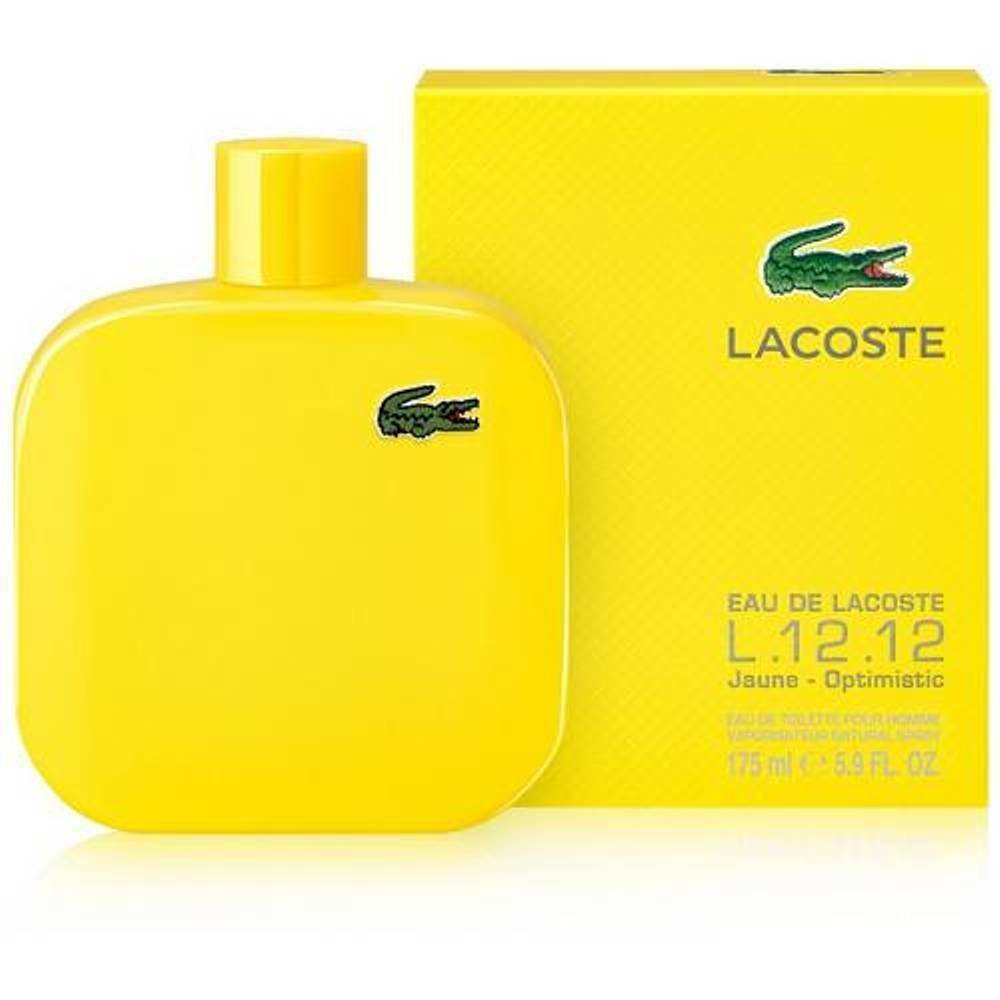 Eau de Lacoste L.12.12 JAUNE cologne men EDT 5.9 oz New in Box