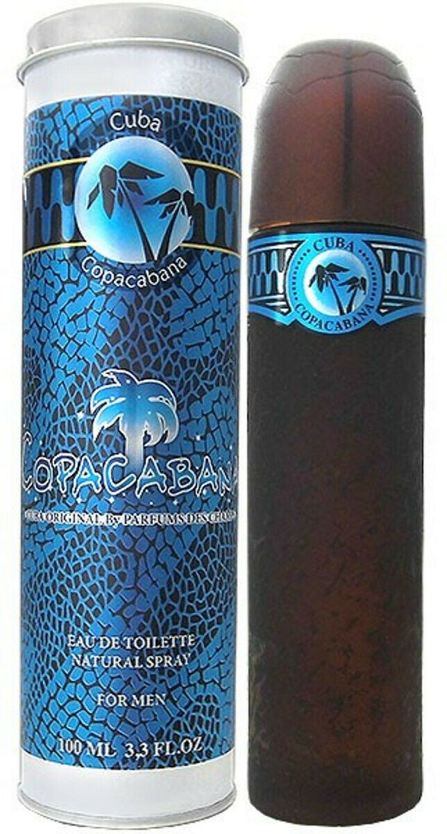 Cuba Copacabana By Cuba cologne for men EDT 3.3 / 3.4 oz New in Box
