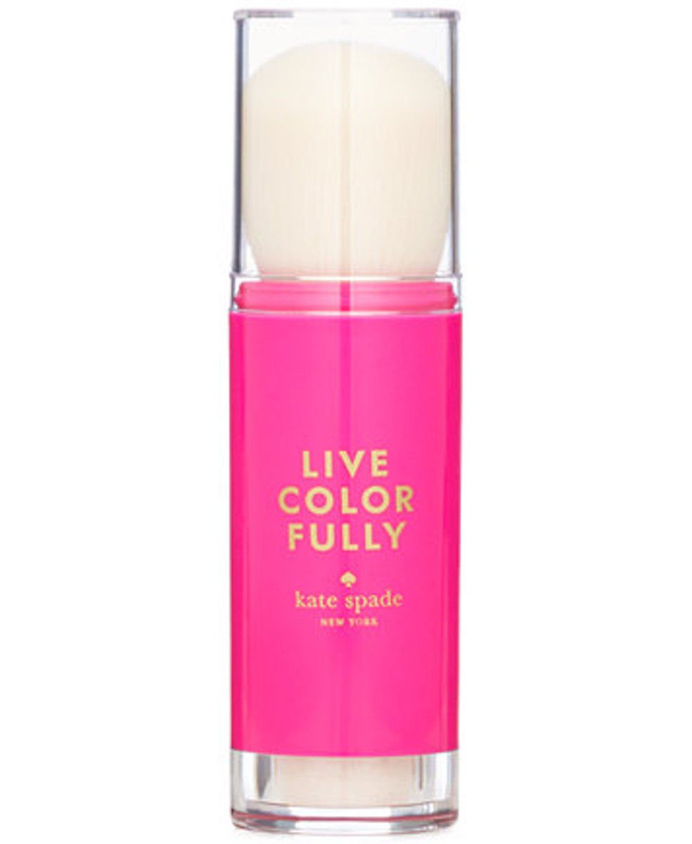 LIVE COLORFULLY Kate Spade Shimmering Body Powder 3.4 oz NEW TESTER