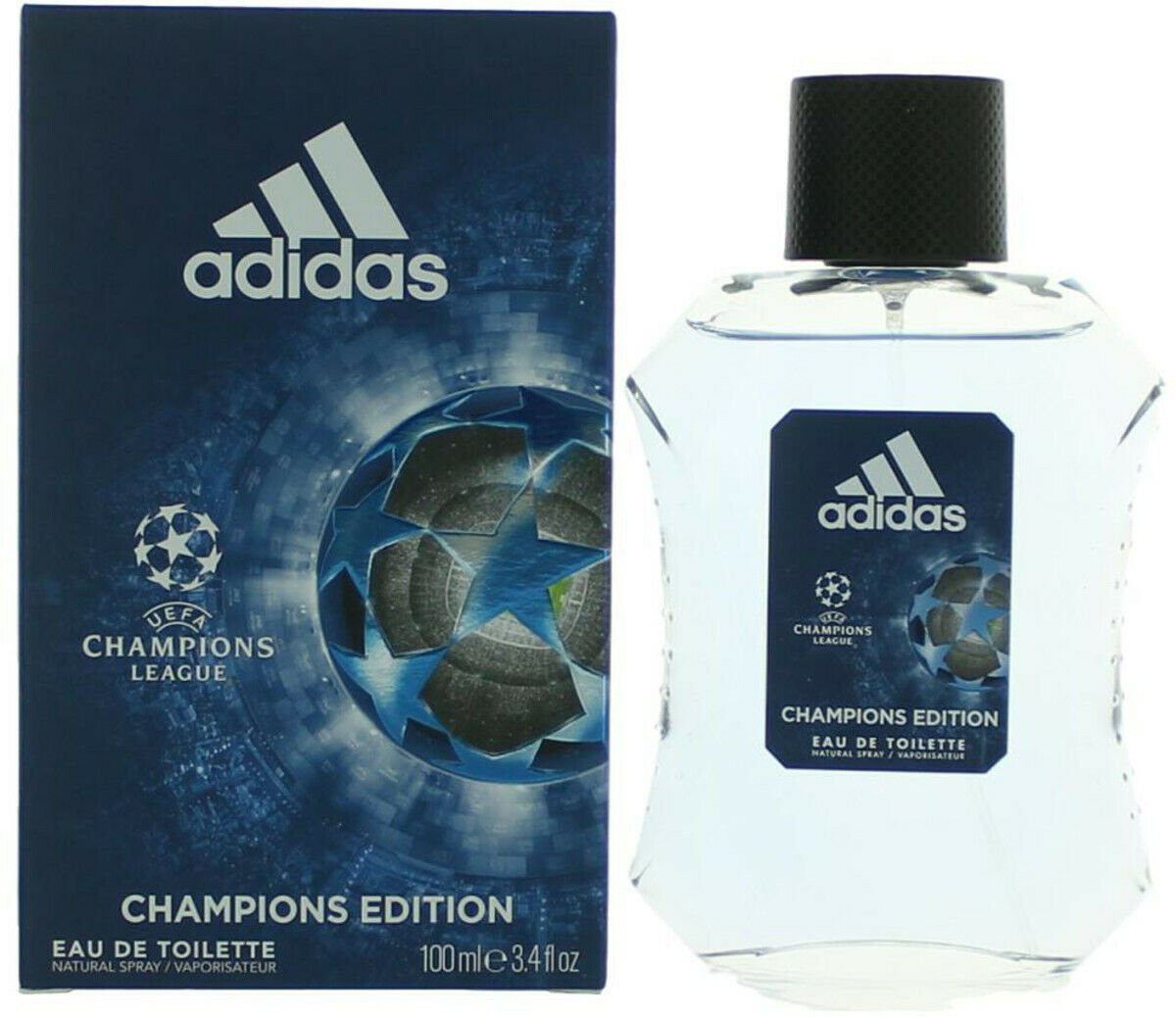 CHAMPIONS LEAGUE CHAMPIONS EDITION Adidas cologne men EDT 3.3 / 3.4 New in Box
