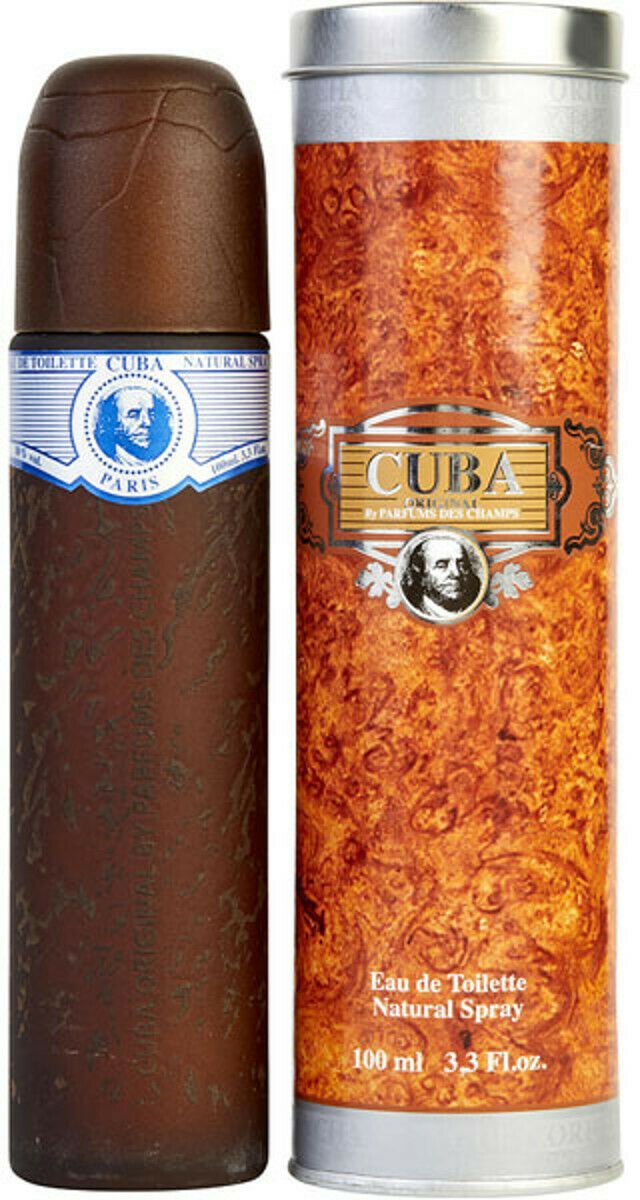 Cuba Blue By Cuba cologne for men EDT 3.3 / 3.4 oz New in Box
