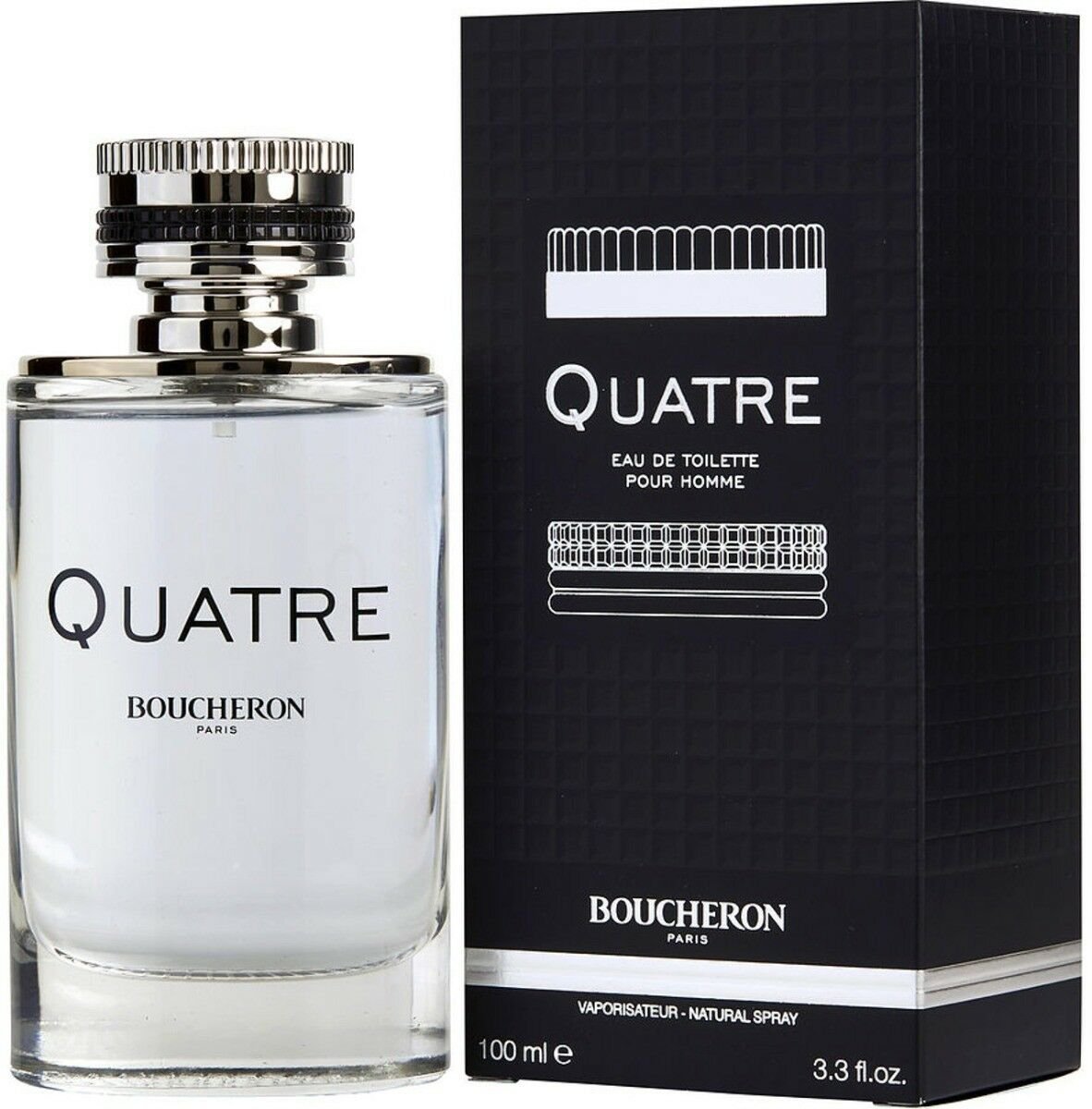 QUATRE by Boucheron cologne for men EDT 3.3 / 3.4 oz New in Box