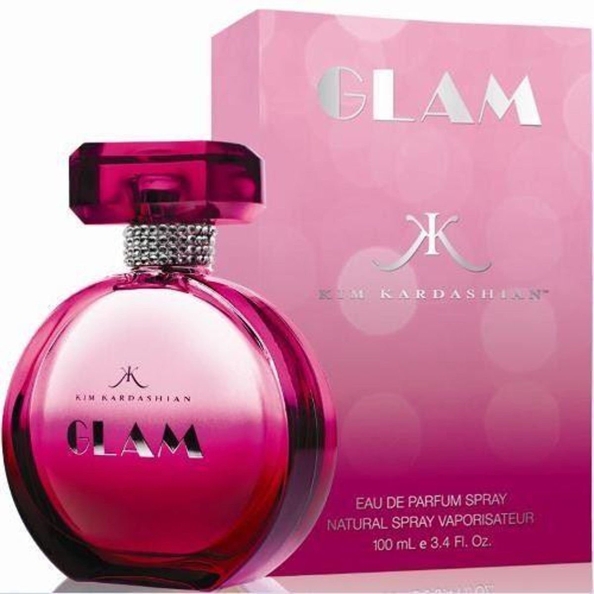 GLAM by KIM KARDASHIAN perfume for women EDP 3.3 / 3.4 oz New in Box