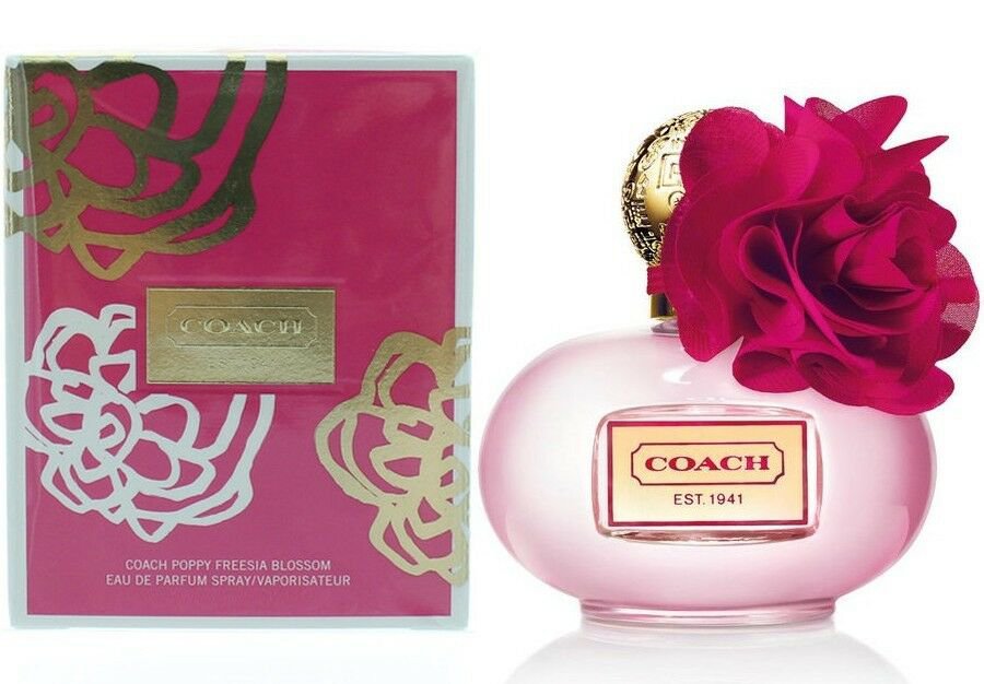 COACH POPPY FREESIA BLOSSOM EDP Perfume Women 3.3 / 3.4 oz NEW IN BOX