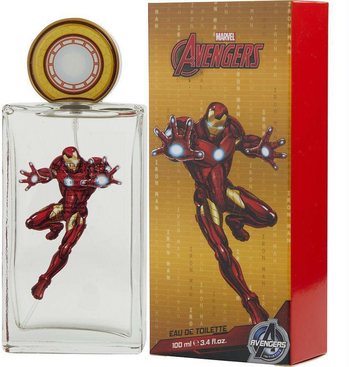 Avengers Iron Man by Marvel for boys EDT 3.3 / 3.4 oz New in Box