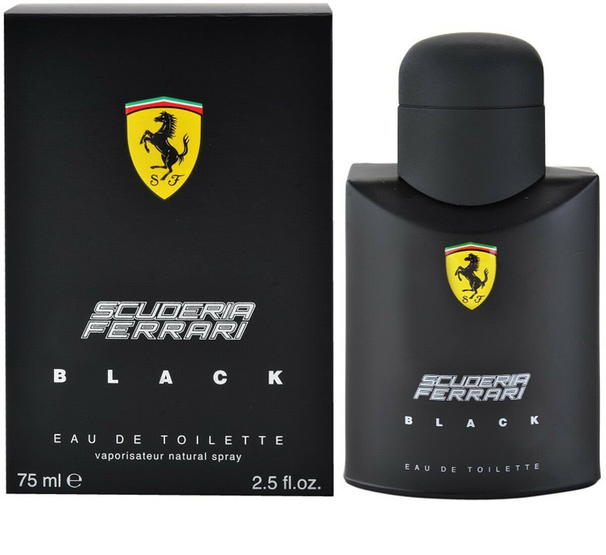 Ferrari Black by Ferrari 2.5 oz edt Cologne Spray for Men New in Box