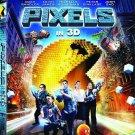 PIXELS New Sealed Blu-ray 3D + Blu-ray