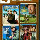 4 MOVIE MARATHON JAMES STEWART WESTERN COLLECTION New DVD