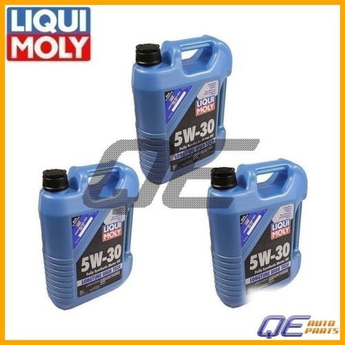 15 Liters Liqui Moly Longtime High Tech 5W-30 Synthetic Engine Oil Audi / Volvo
