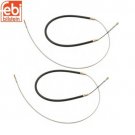 2 Rear Parking Brake Cable Febi 34411158423 Fits: BMW E30 318i 318is 325 325e M3
