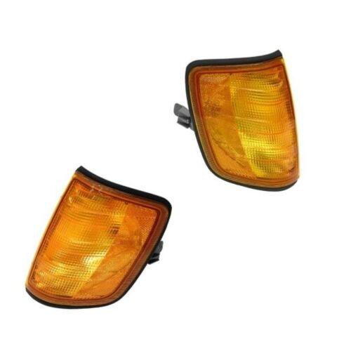 Turn Signal Light Assy L And R Corner Blinker Lamp Lens Kit Fits: Mercedes W124