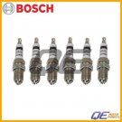 6 Spark Plug 4417 Bosch Platinum+4 For: BMW E34 E36 E39 E46 318i 323is 330xi