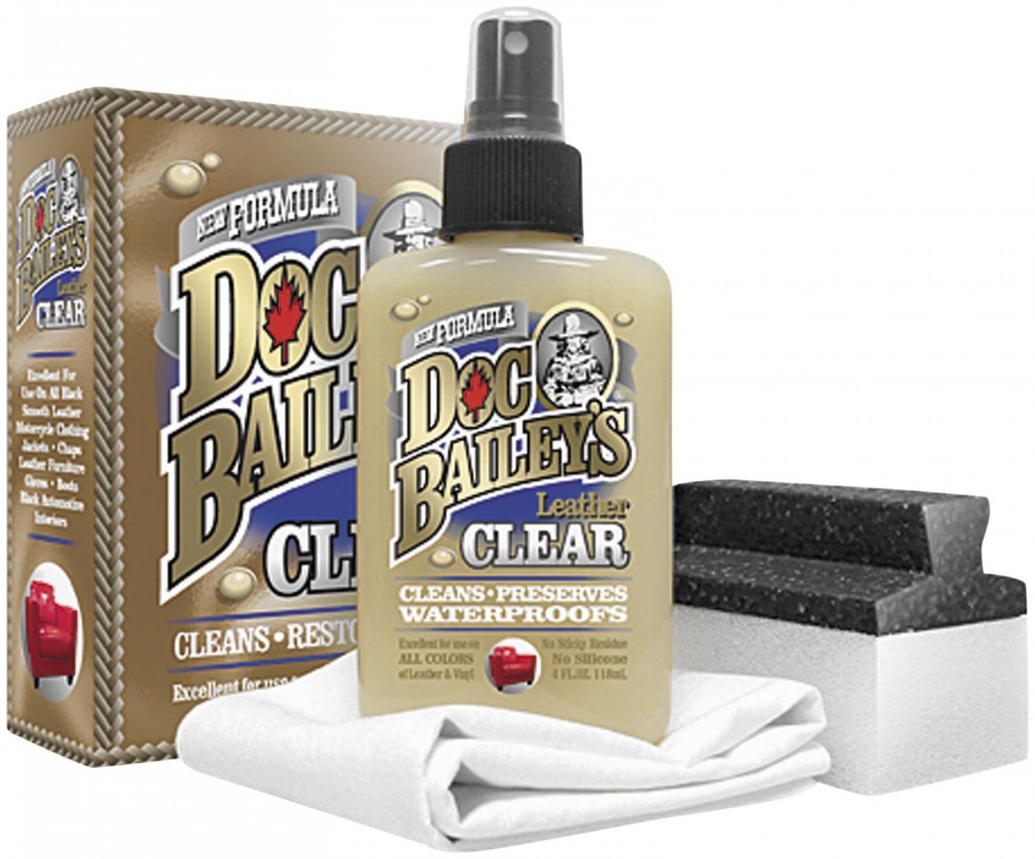 Doc Baileys Leather Cleaning Clear Detail Kit 40004-12