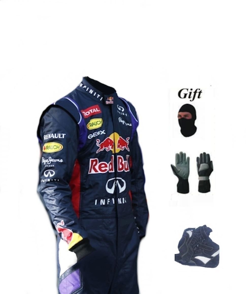 Red Bull Go Kart Racing Suit 2014 Style CIK/FIA Level 2 Approved With Free Gift