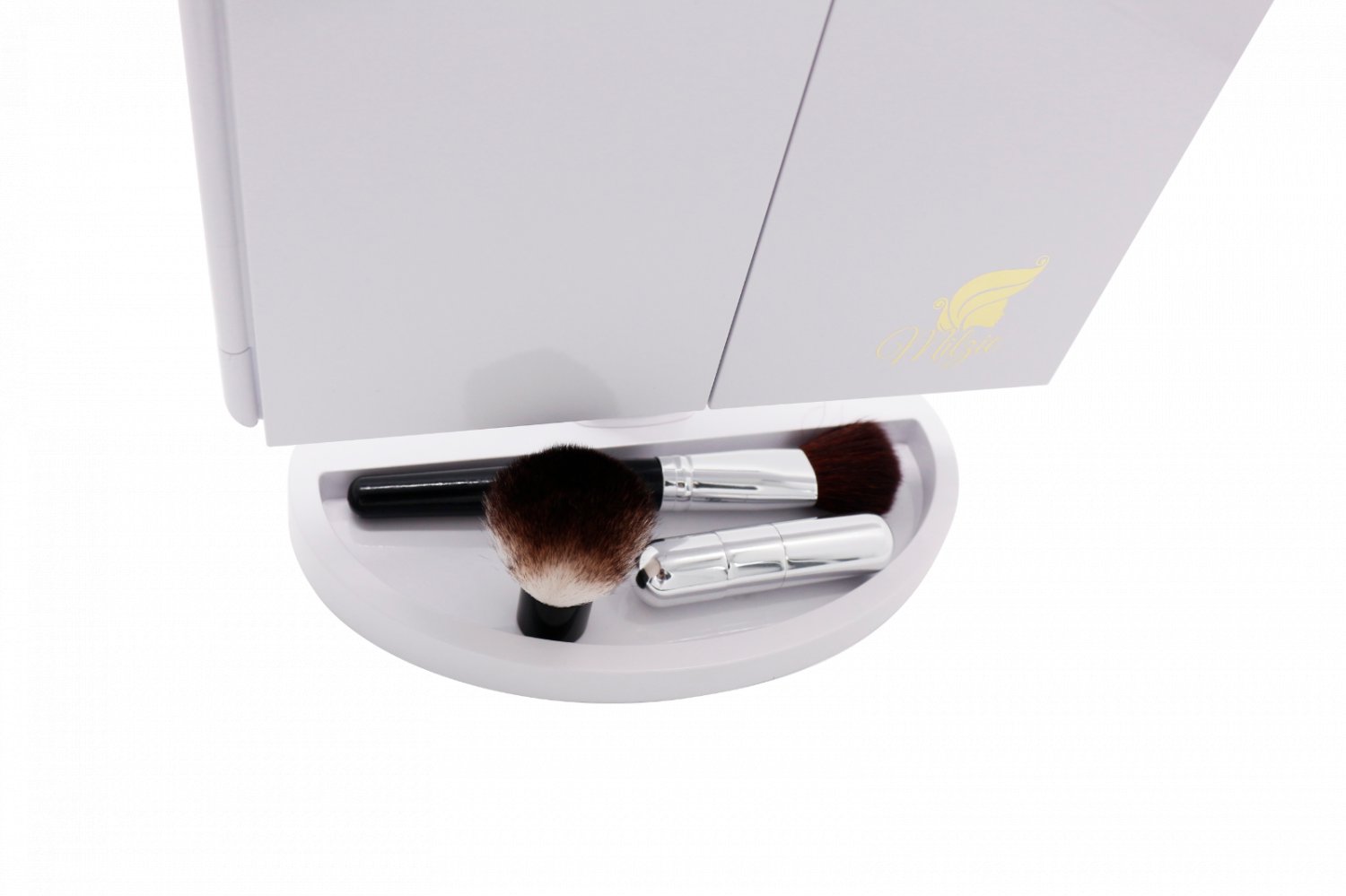 Milzie Makeup Vanity Mirror with 44 Natural White LED Lights, 3x 5x 10x