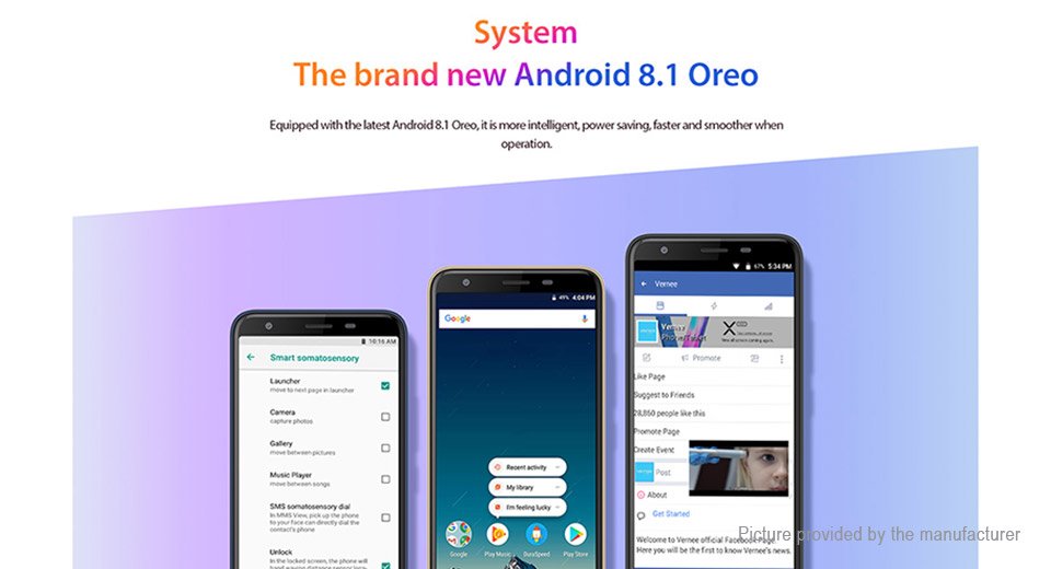 Authentic Vernee M3 5.5" IPS Quad-Core Oreo LTE Smartphone (32GB/EU)