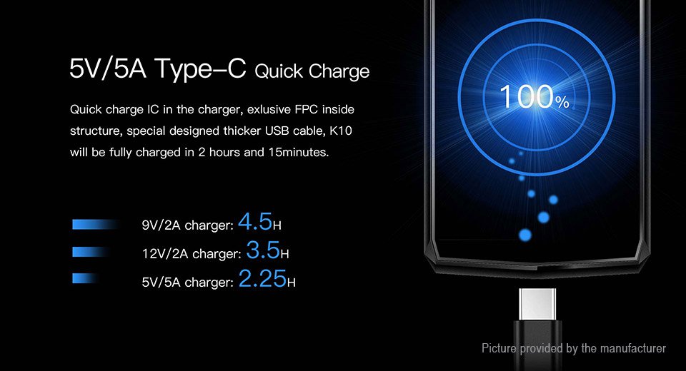 Authentic OUKITEL K10 6" Octa-Core Nougat LTE Smartphone (64GB/EU)