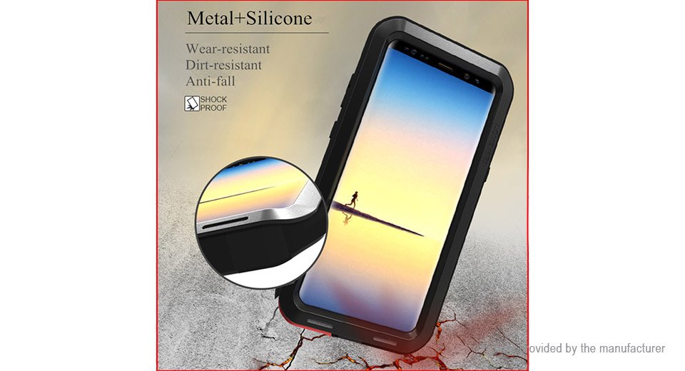 LOVE MEI TPU + Metal Protective Back Case Cover for Samsung Galaxy S9