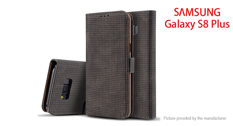 Flip-Open PU Protective Wallet Case Stand for Samsung Galaxy S8+