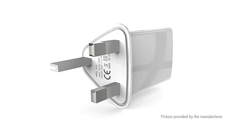 Doolike CH25 Dual USB Wall Charger Power Adapter (UK)
