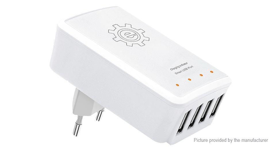 CT66X-U50S 25W 4-Port USB Wall Charger Power Adapter (EU)