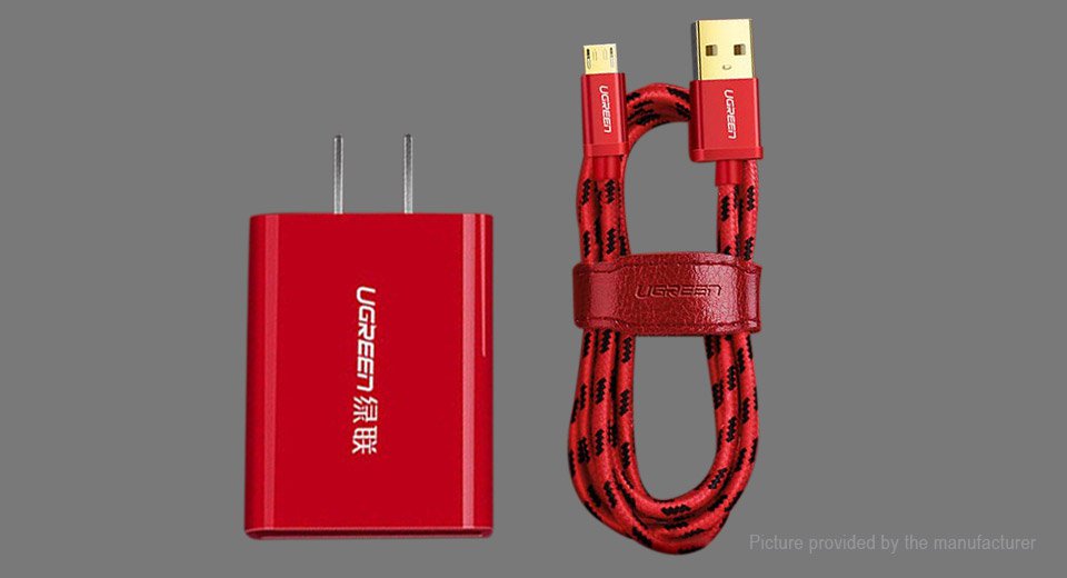 Authentic UGREEN Portable Dual USB Wall Charger Power Adapter