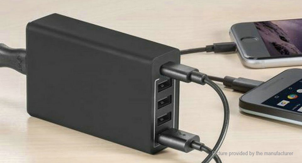XBX-09C 5-Port USB Desktop Charger Power Adapter (UK)